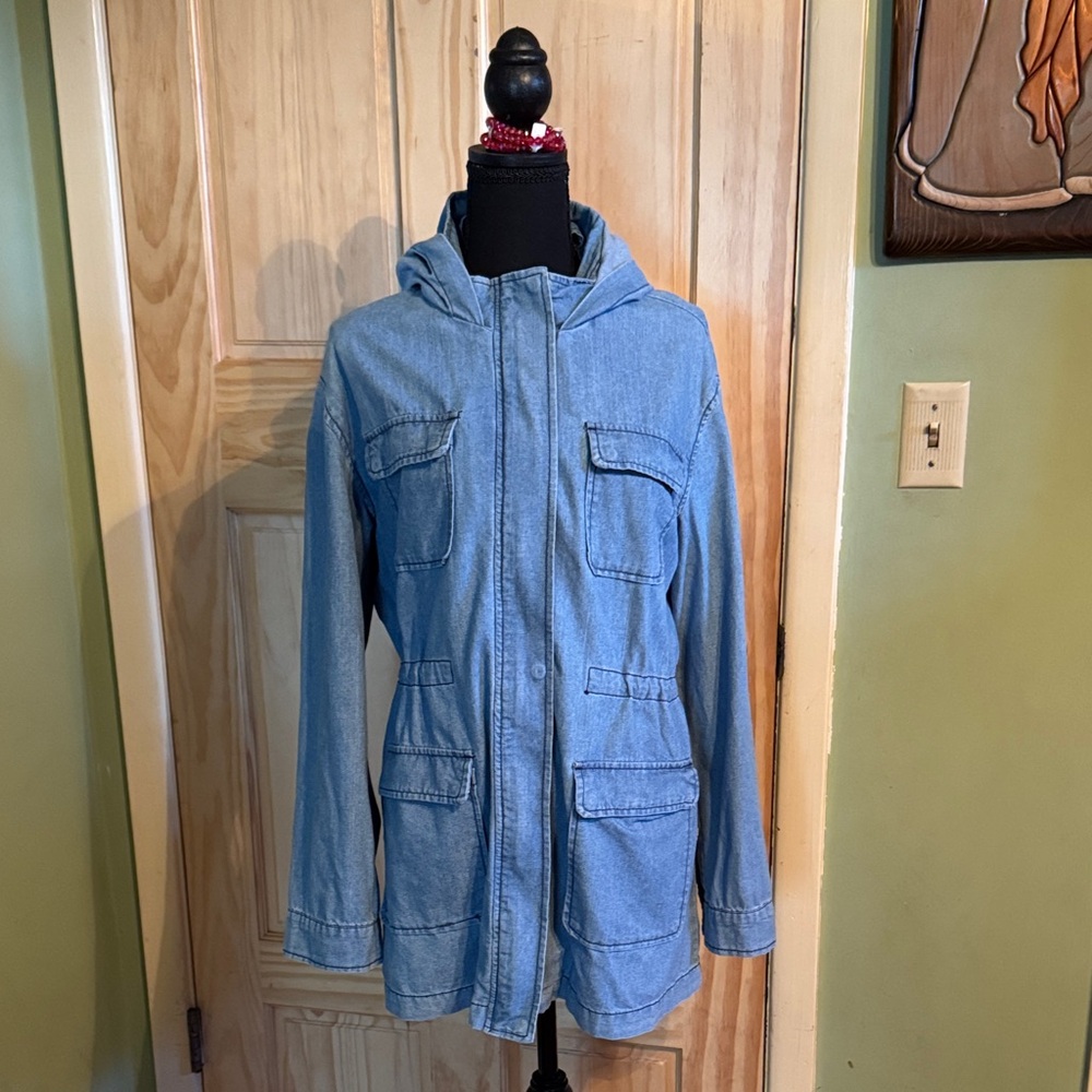 Women’s Denim Hooded Jacket Sunset Lane XL